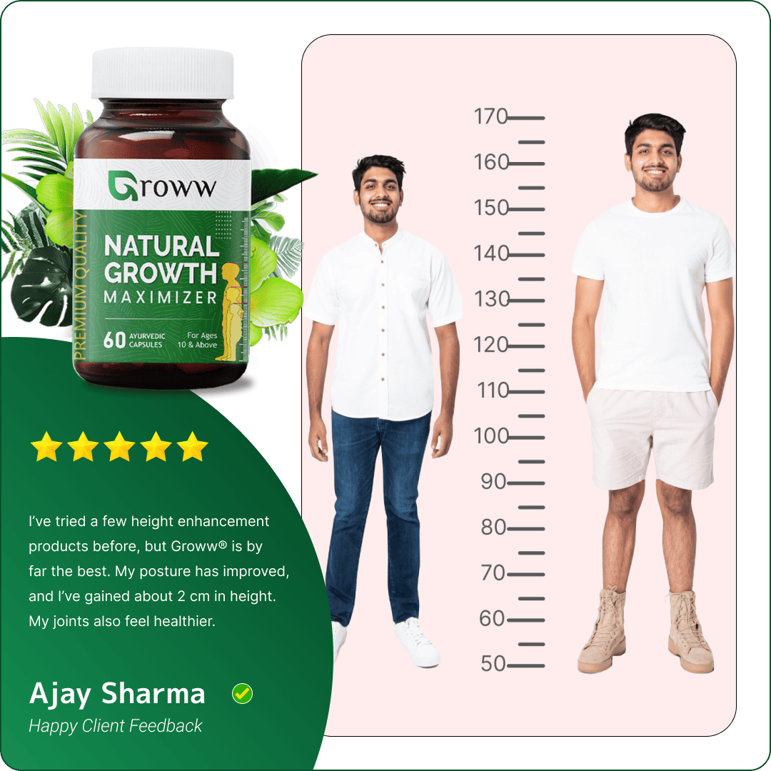 Height Growth Capsule (Advanced Ayurvedic Formula with 100% Results)