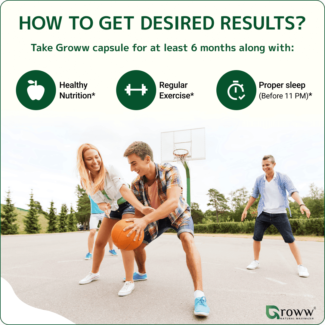 Height Growth Capsule (Advanced Ayurvedic Formula with 100% Results)