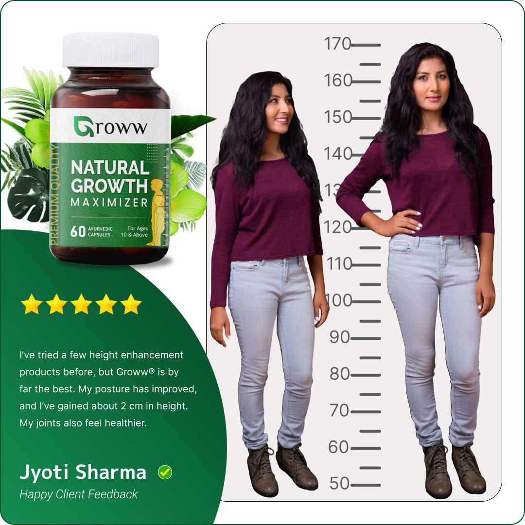 Height Growth Capsule (Advanced Ayurvedic Formula with 100% Results)